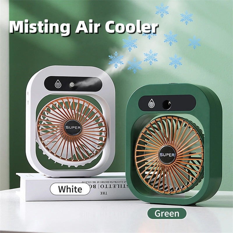 2-in-1 USB Rechargeable Misting Fan and Humidifier!