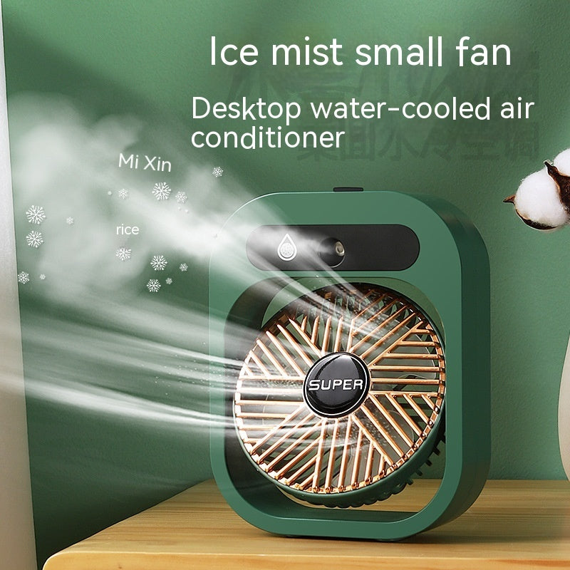 2-in-1 USB Rechargeable Misting Fan and Humidifier!